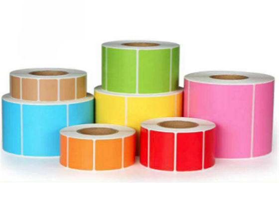Непахучие ярлыки штрихкода Rolls 65mm x 80mm водоустойчивые