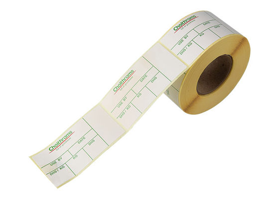 Preprinted постоянный слипчивый стикер ярлыка штрихкода 57x32mm