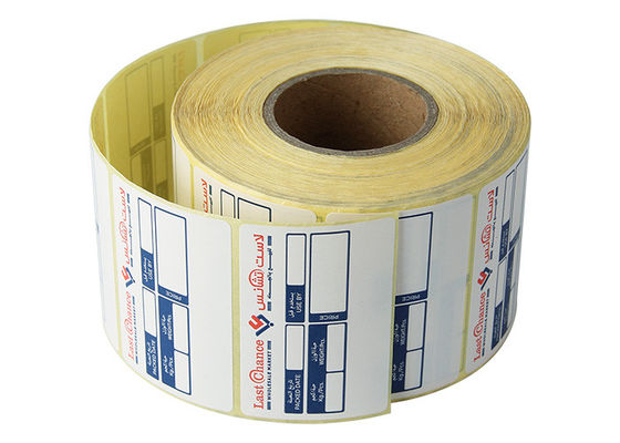 Пефорированные ярлыки Fanfold 4x6 сразу термальные 50x30mm